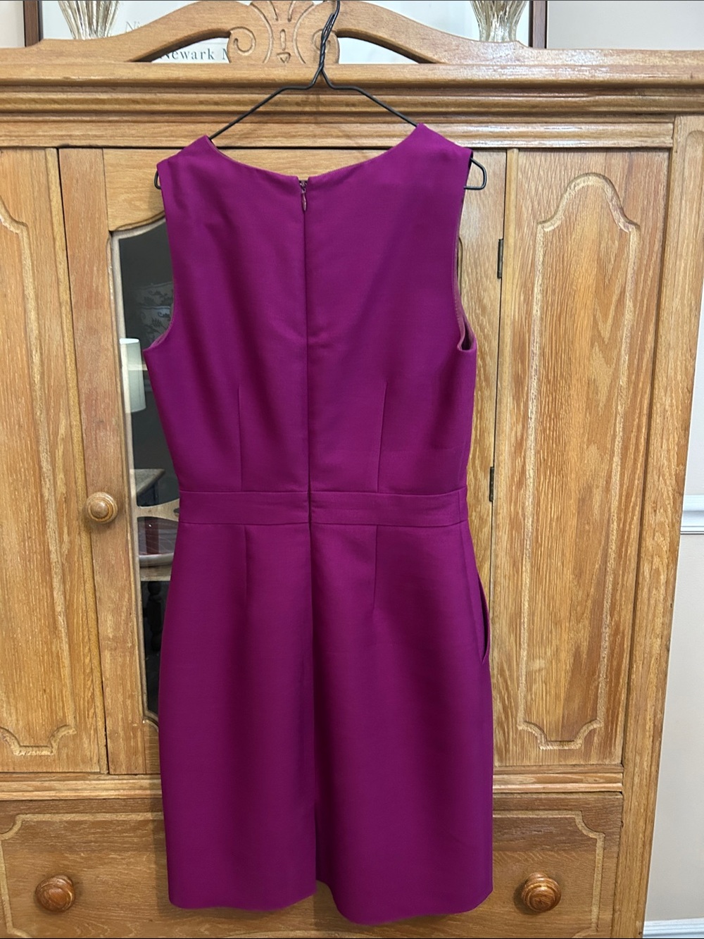 J. Crew Raspberry Sleeveless Sheath Dress - Picture 5 of 6